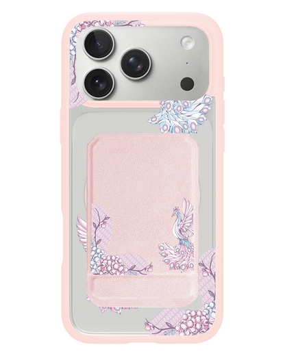iPhone Magnetic Multifold Wallet - Peacock