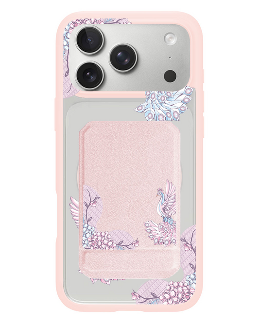 iPhone Magnetic Multifold Wallet - Peacock