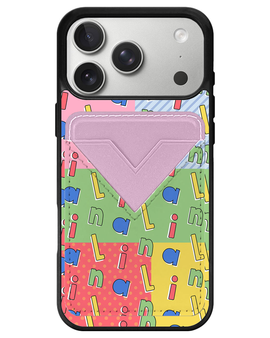 iPhone Avant Wallet Case - Abstract Monogram 1.0