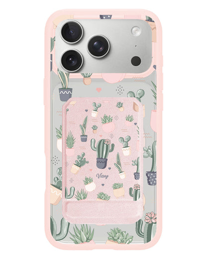 iPhone Magnetic Multifold Wallet - Cactus 2.0