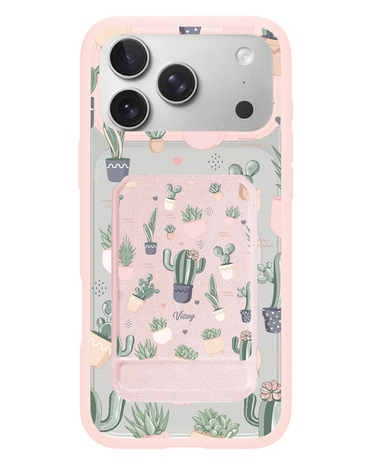 iPhone Magnetic Multifold Wallet - Cactus 2.0