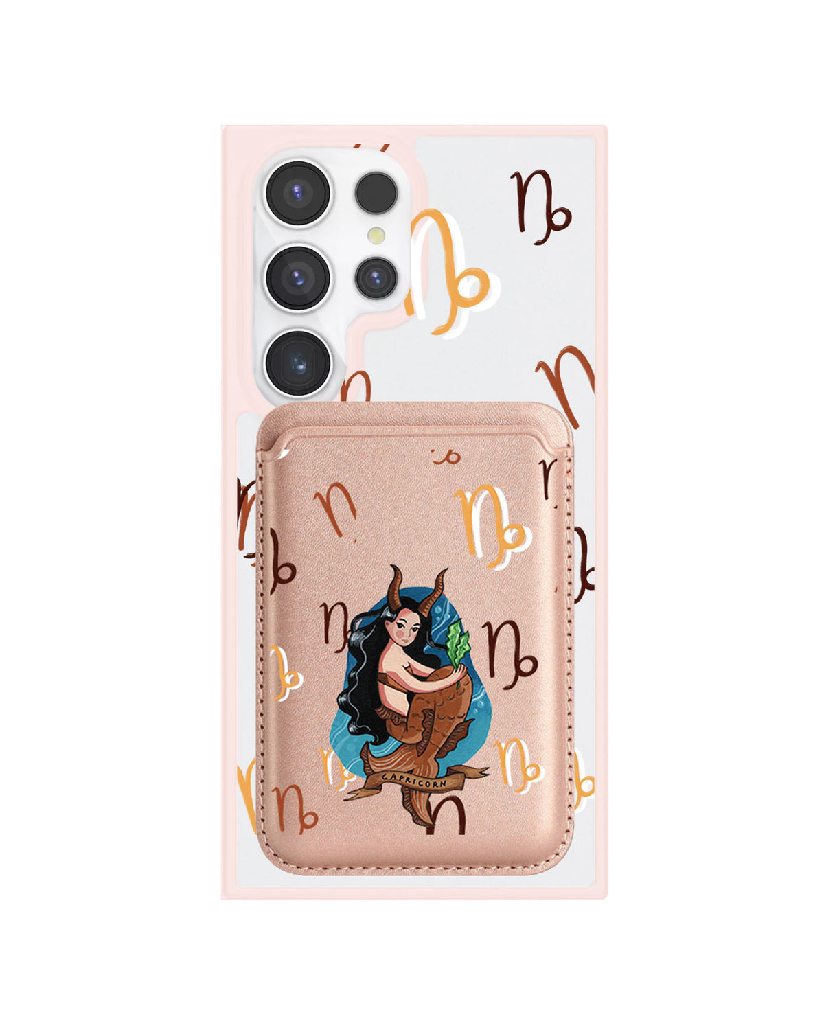 Android Magnetic Wallet Case - Capricorn