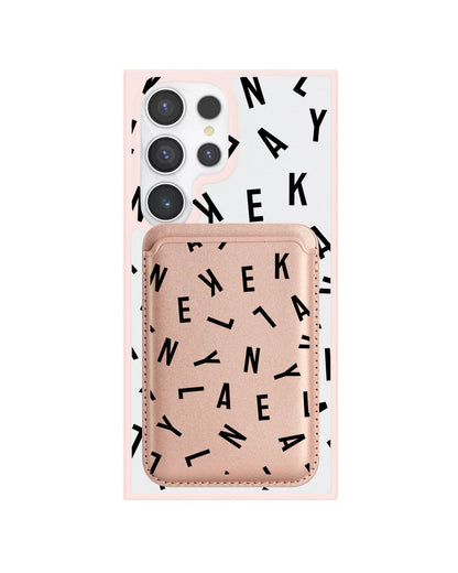 Android Magnetic Wallet Case - Monogram 1.0 Noir
