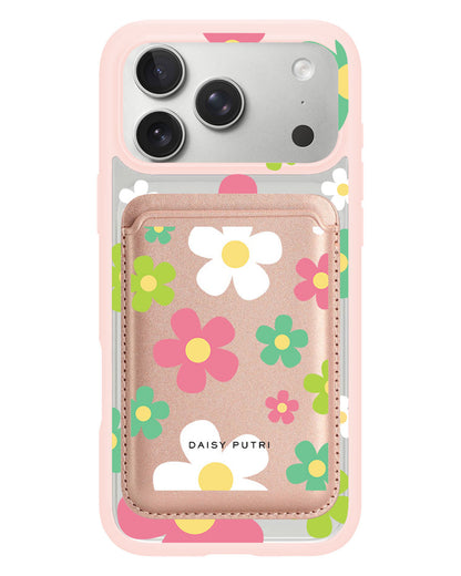 iPhone Magnetic Wallet Case - Daisy Wild
