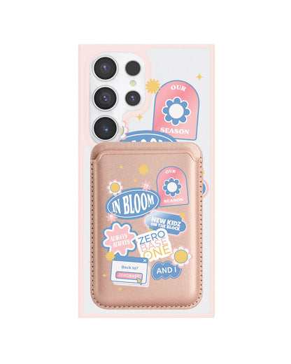 Android Magnetic Wallet Case - Zerobaseone Song Sticker Pack