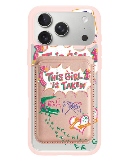iPhone Magnetic Wallet Case - Pelakor Proof (For Her)