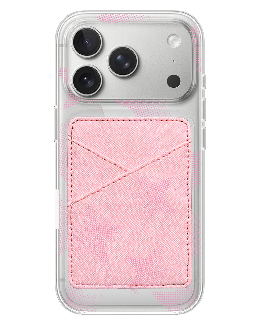 iPhone Phone Wallet Case - Pink Star