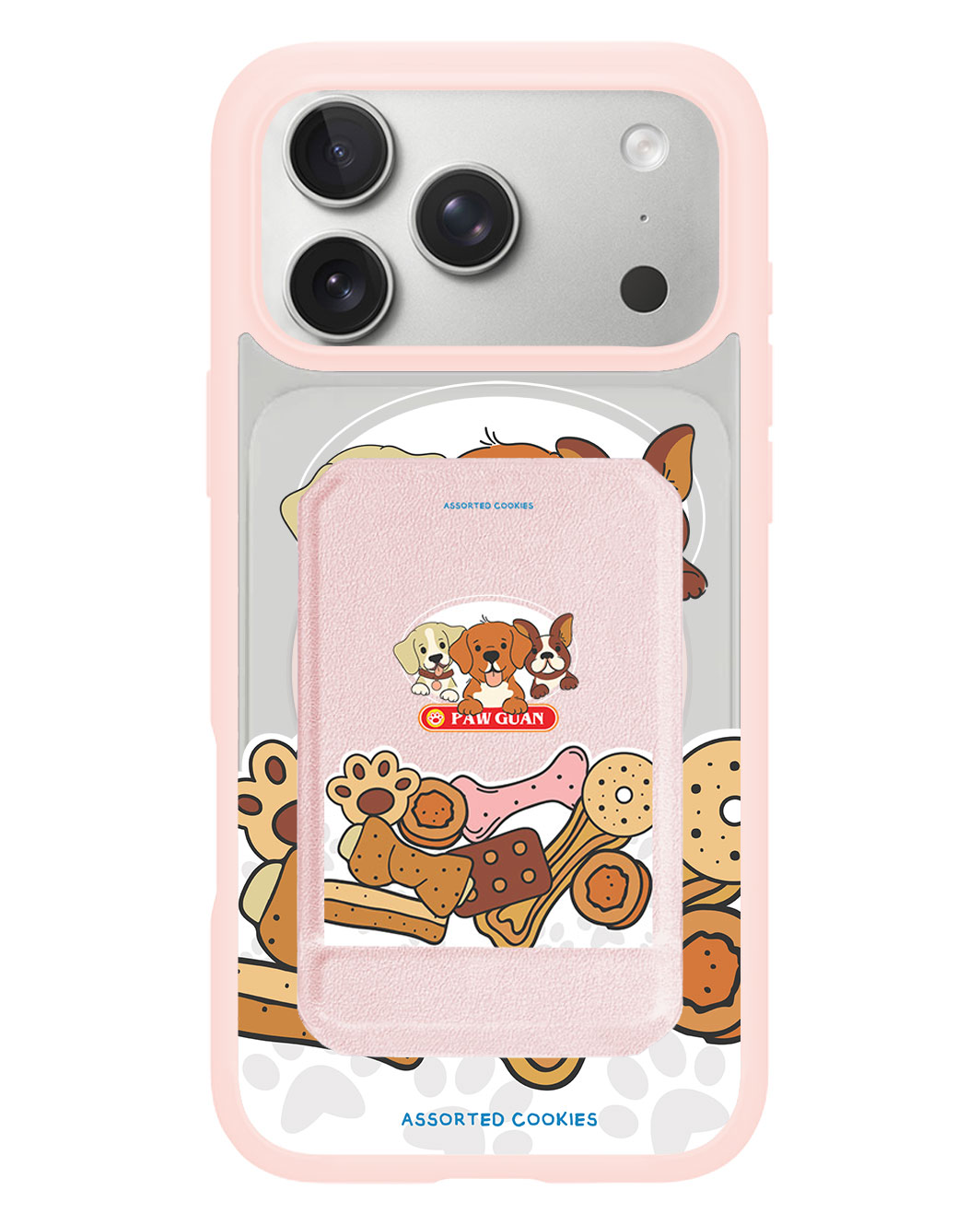 iPhone Magnetic Multifold Wallet - Pawguan Dog