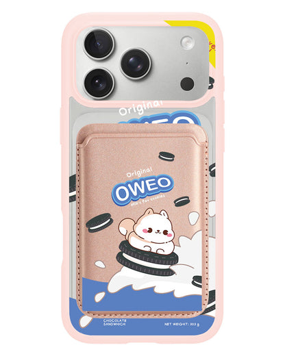 iPhone Magnetic Wallet Case - Oweo Dog
