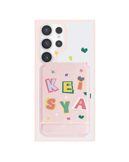 Android Magnetic Multifold Wallet - Adorable Monogram 4.0