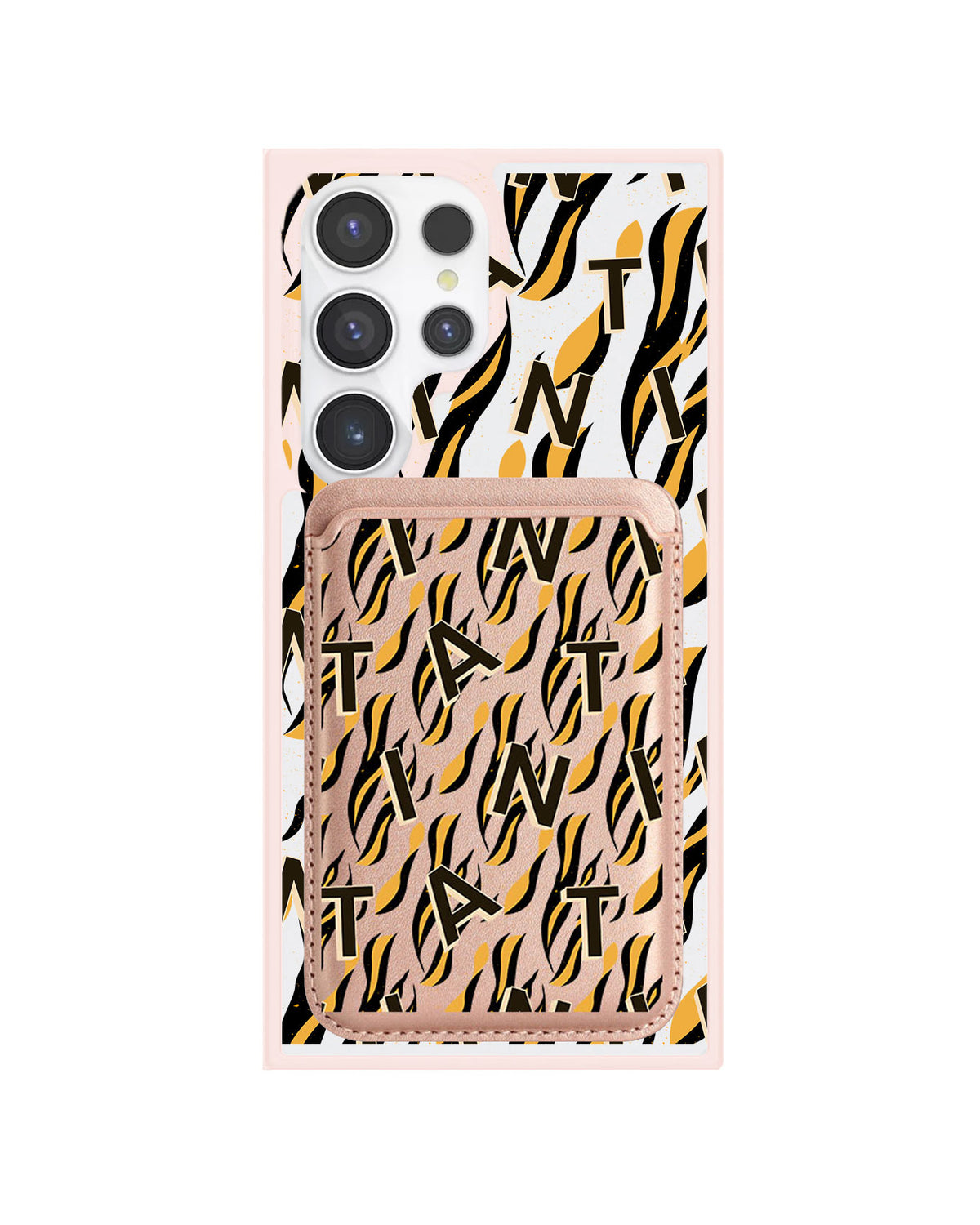 Android Magnetic Wallet Case - Tiger Monogram 1.0