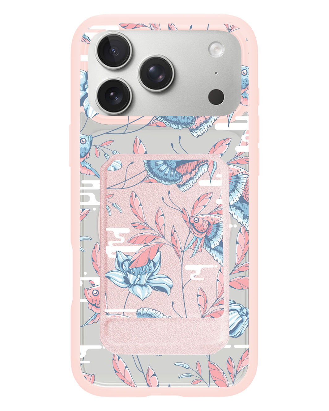 iPhone Magnetic Multifold Wallet - Fish & Floral 3.0