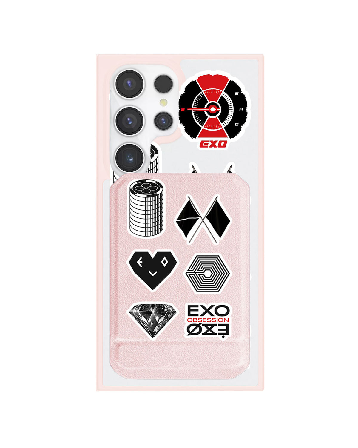 Android Magnetic Multifold Wallet - EXO Sticker Pack