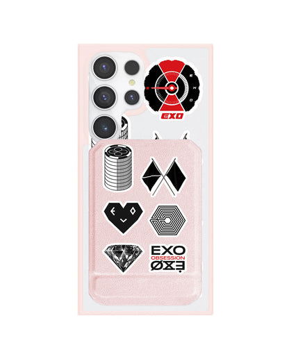 Android Magnetic Multifold Wallet - EXO Sticker Pack