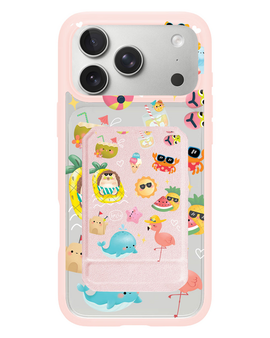 iPhone Magnetic Multifold Wallet - Summer