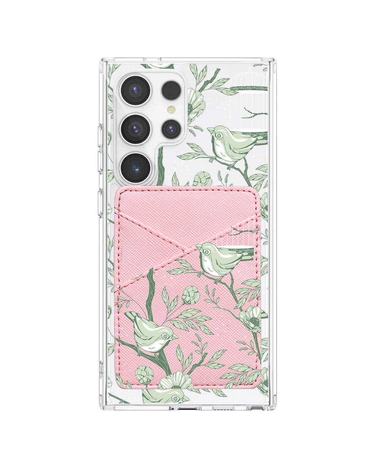 Android Phone Wallet Case - Lovebird Monochrome 4.0