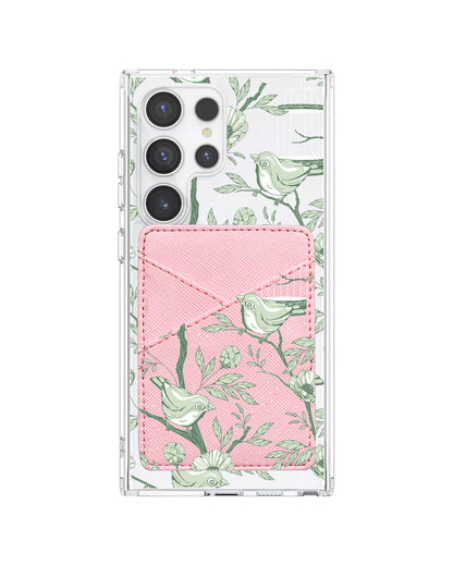 Android Phone Wallet Case - Lovebird Monochrome 4.0