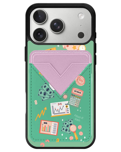 iPhone Avant Wallet Case - Finance