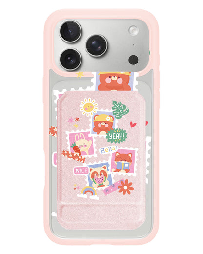 iPhone Magnetic Multifold Wallet - Animal Squad