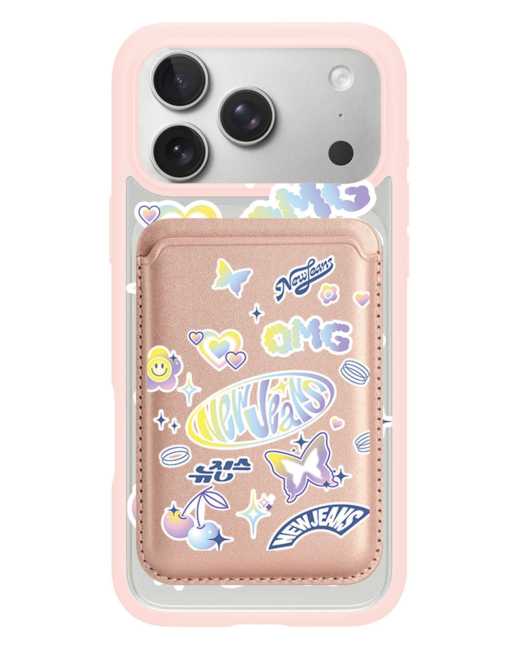 iPhone Magnetic Wallet Case - New Jeans OMG 1.0