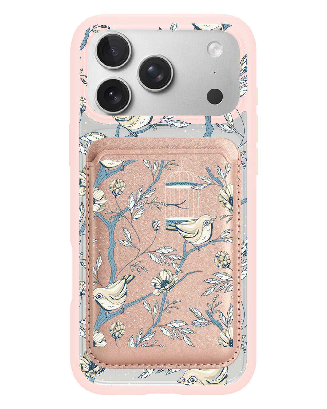iPhone Magnetic Wallet Case - Lovebird 9.0