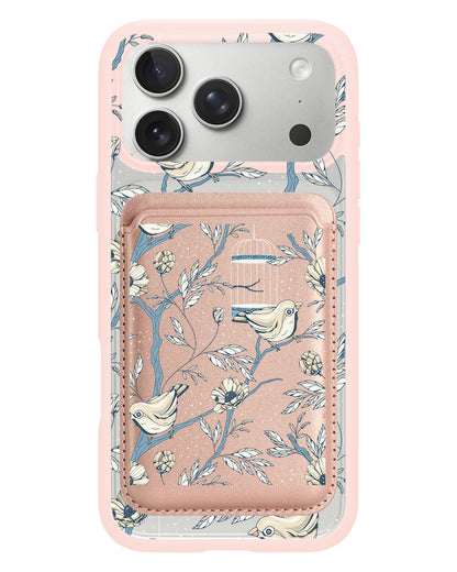 iPhone Magnetic Wallet Case - Lovebird 9.0