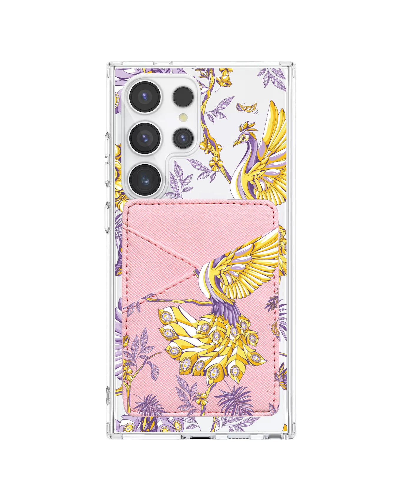 Android Phone Wallet Case - Peacock 3.0