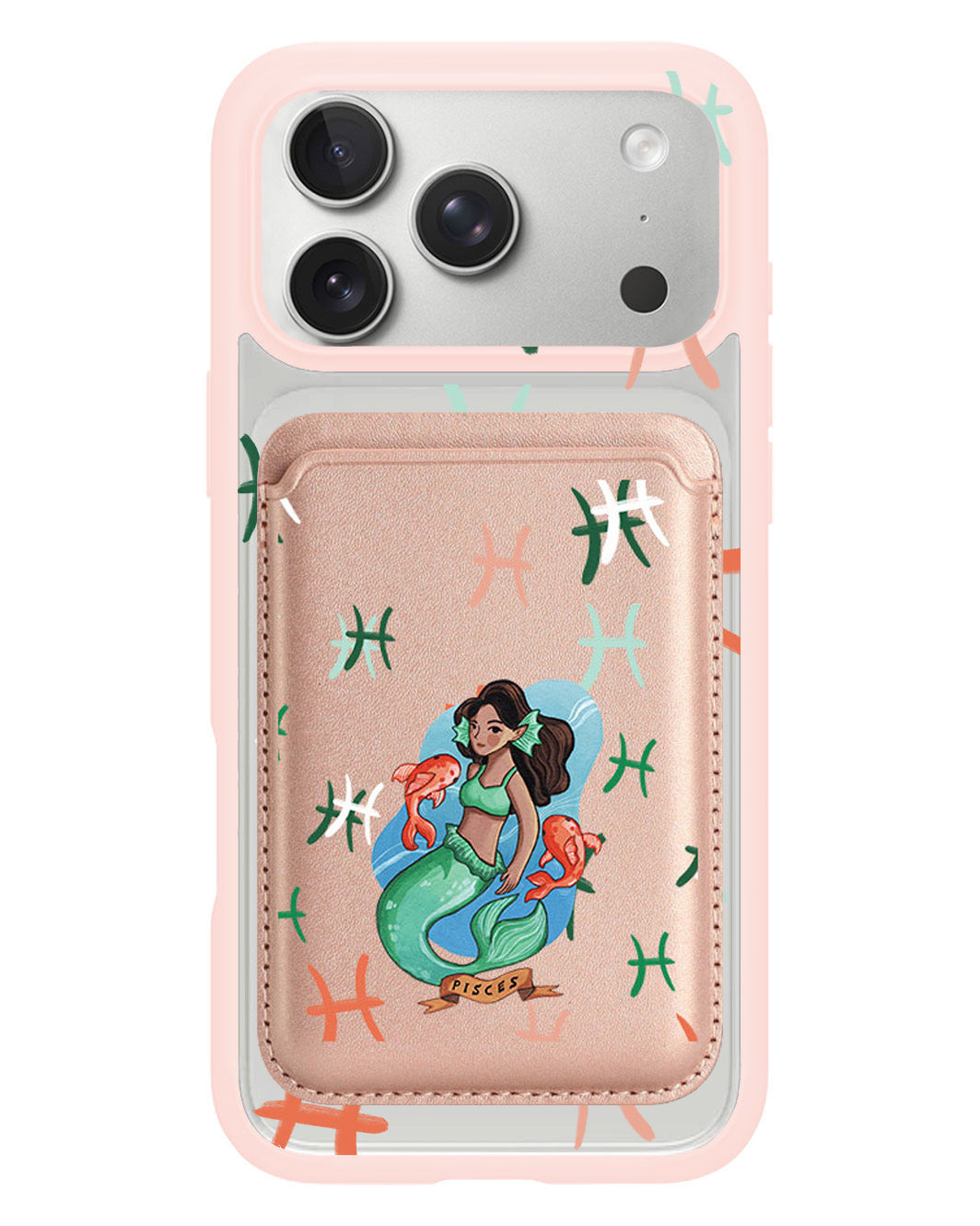 iPhone Magnetic Wallet Case - Pisces