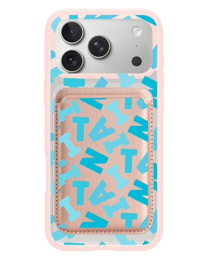 iPhone Magnetic Wallet Case - Scattered Monogram 5.0