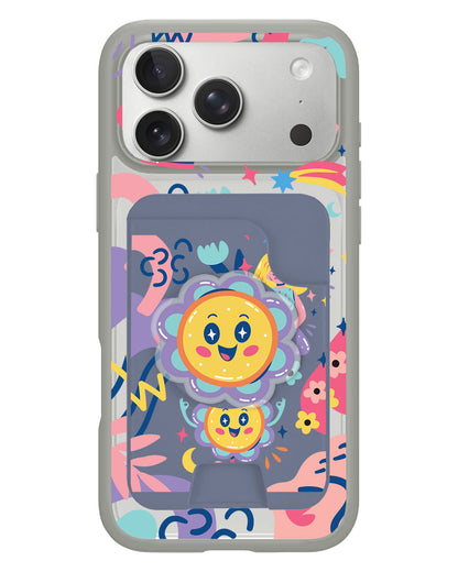 iPhone Magpop Wallet - Heather