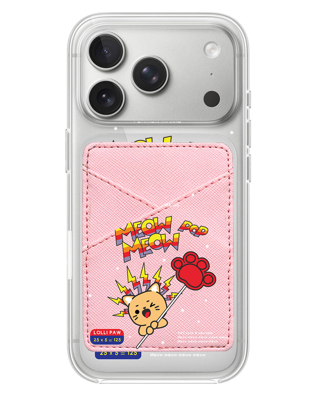 iPhone Phone Wallet Case - Meow Pop 2.0