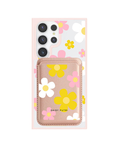 Android Magnetic Wallet Case - Daisy Fresh