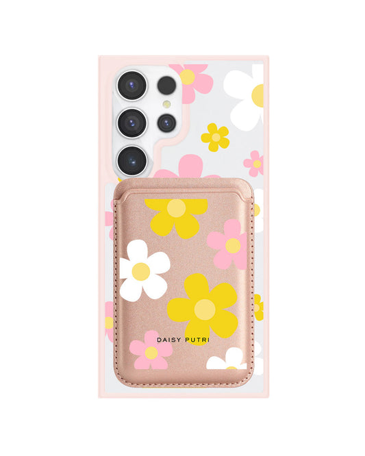 Android Magnetic Wallet Case - Daisy Fresh