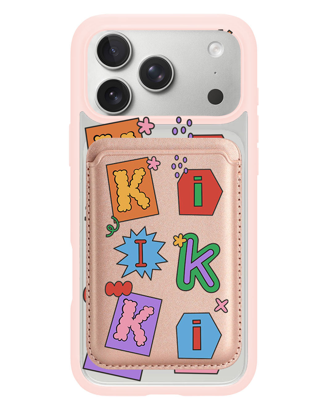 iPhone Magnetic Wallet Case - Adorable Monogram