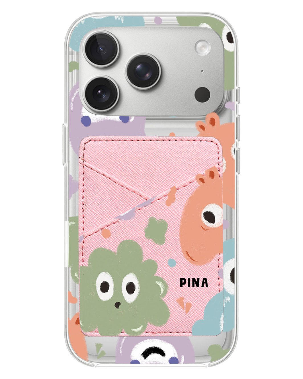 iPhone Phone Wallet Case - Cute Monster 2