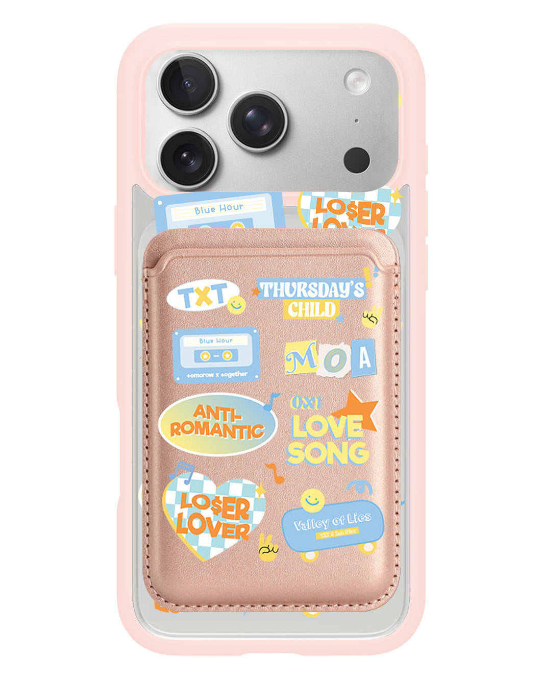 iPhone Magnetic Wallet Case - TXT Sticker Pack