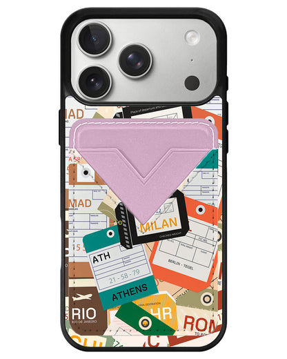 iPhone Avant Wallet Case - Luggage Tag