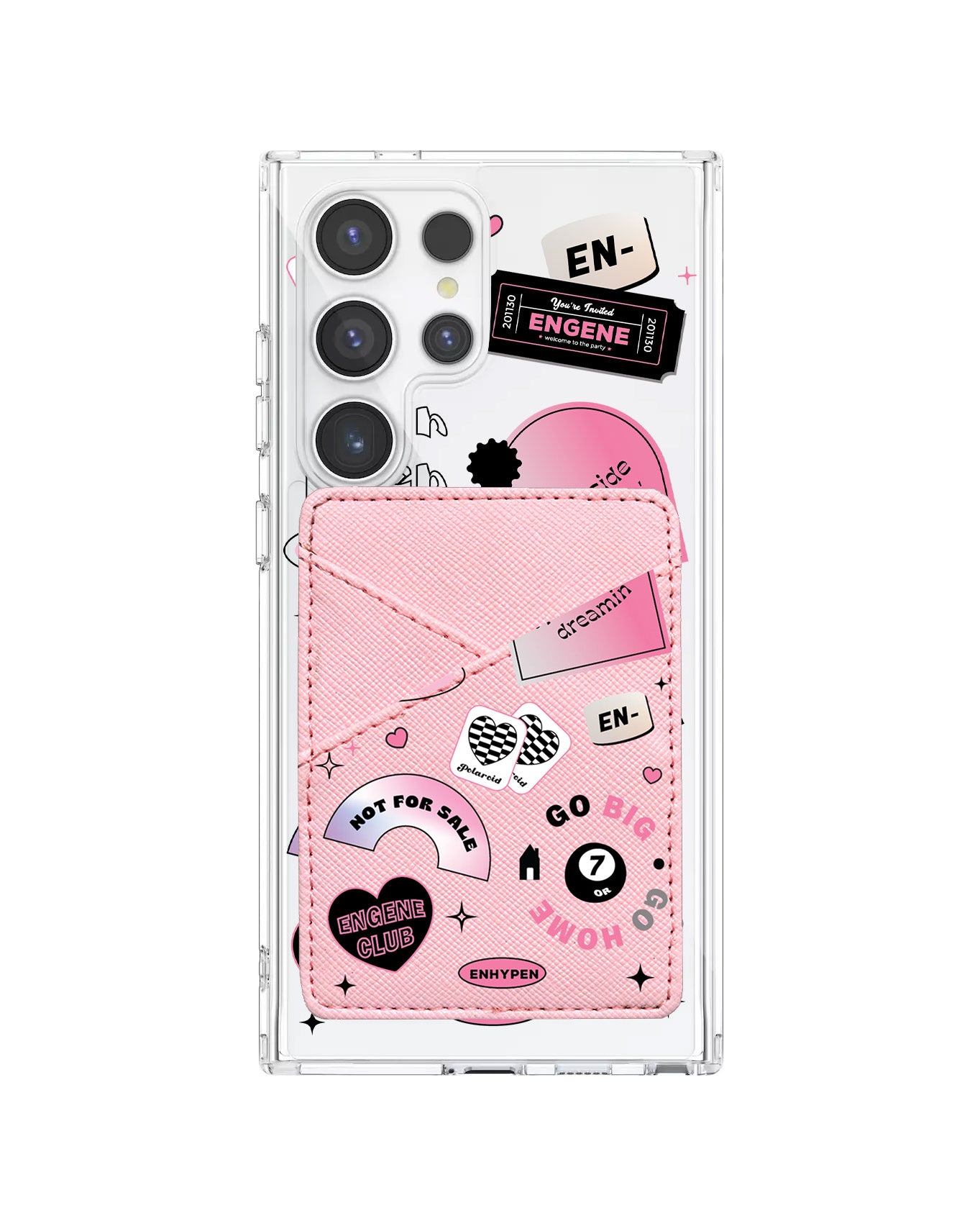 Android Phone Wallet Case - En Sticker Pack