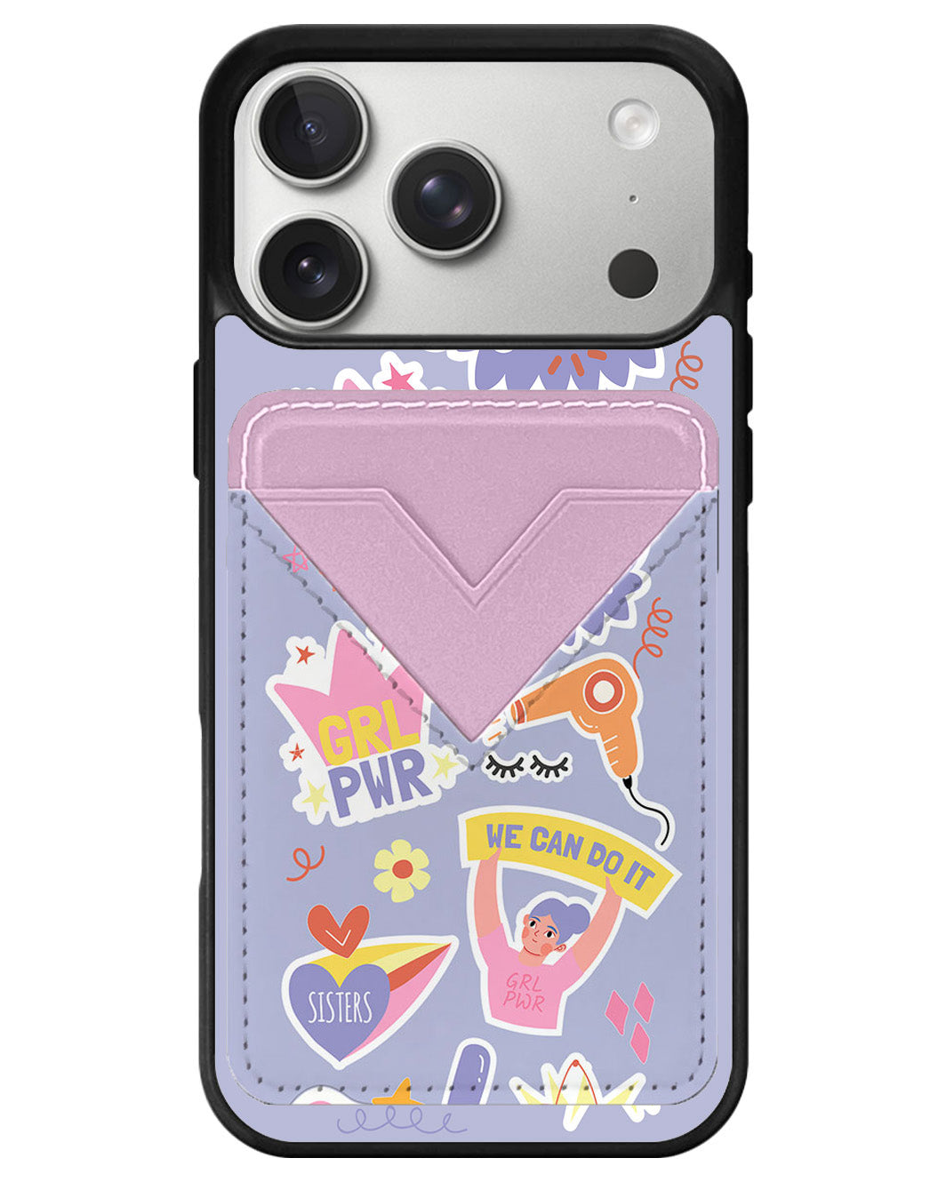 iPhone Avant Wallet Case - Girl Power Sticker Pack