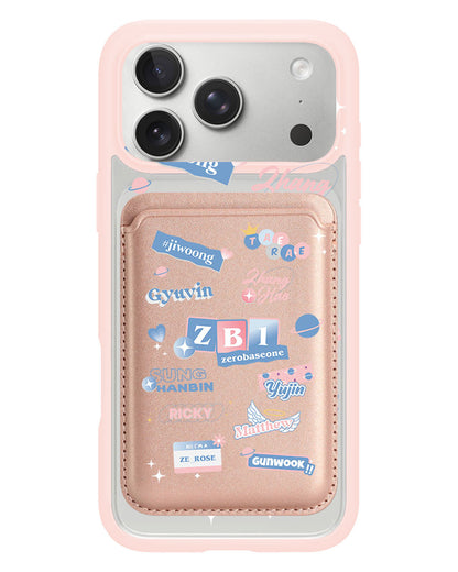 iPhone Magnetic Wallet Case - Zerobaseone Members