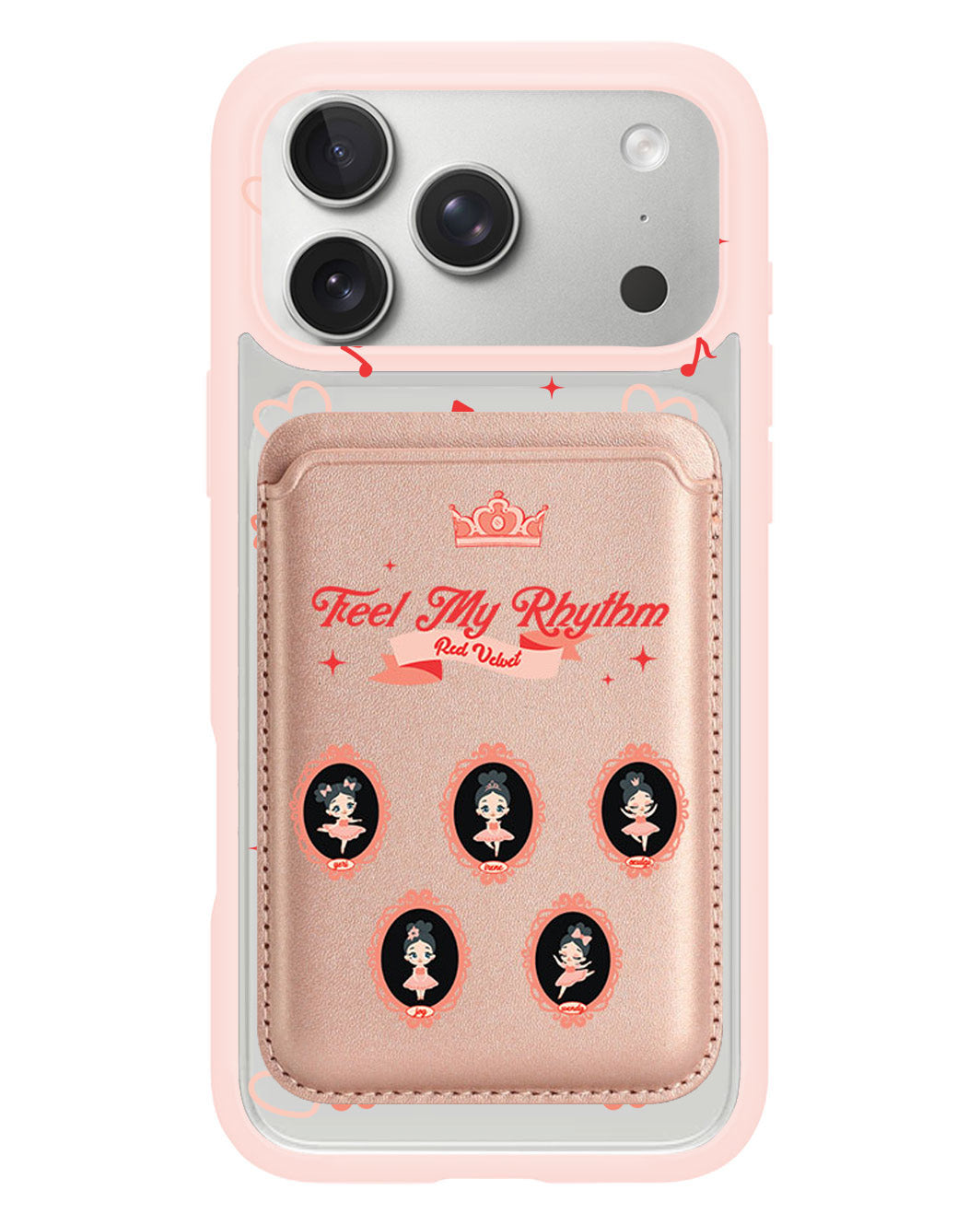 iPhone Magnetic Wallet Case - Red Velvet Feel My Rhythm