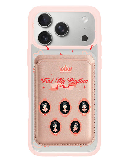 iPhone Magnetic Wallet Case - Red Velvet Feel My Rhythm