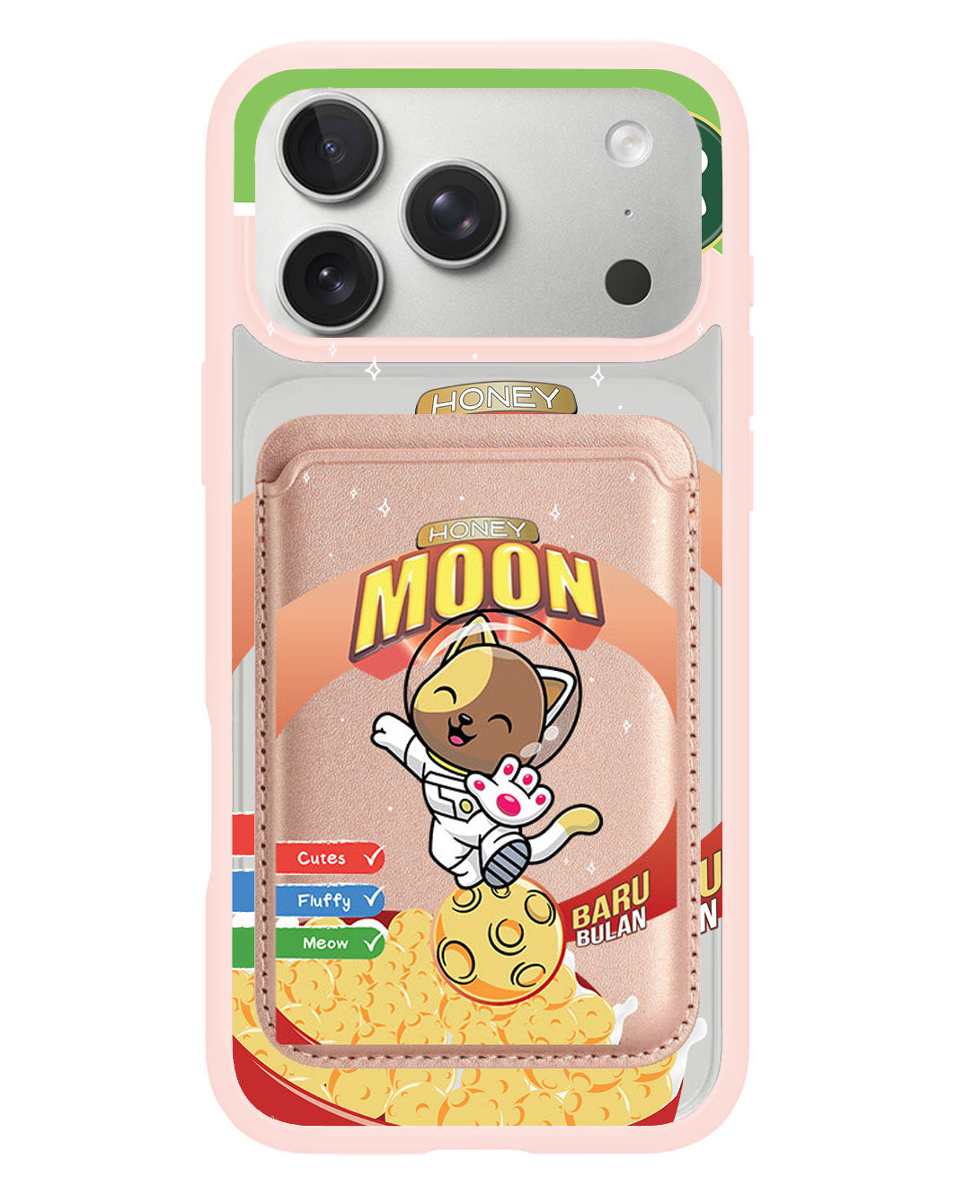 iPhone Magnetic Wallet Case - Honey Moon