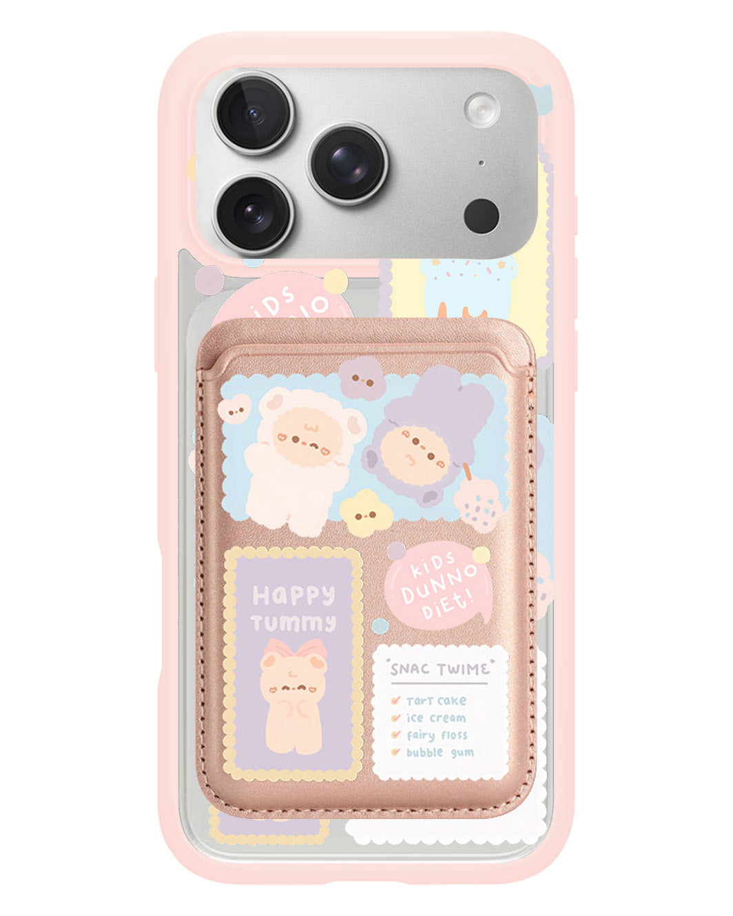 iPhone Magnetic Wallet Case - Sweets Heaven
