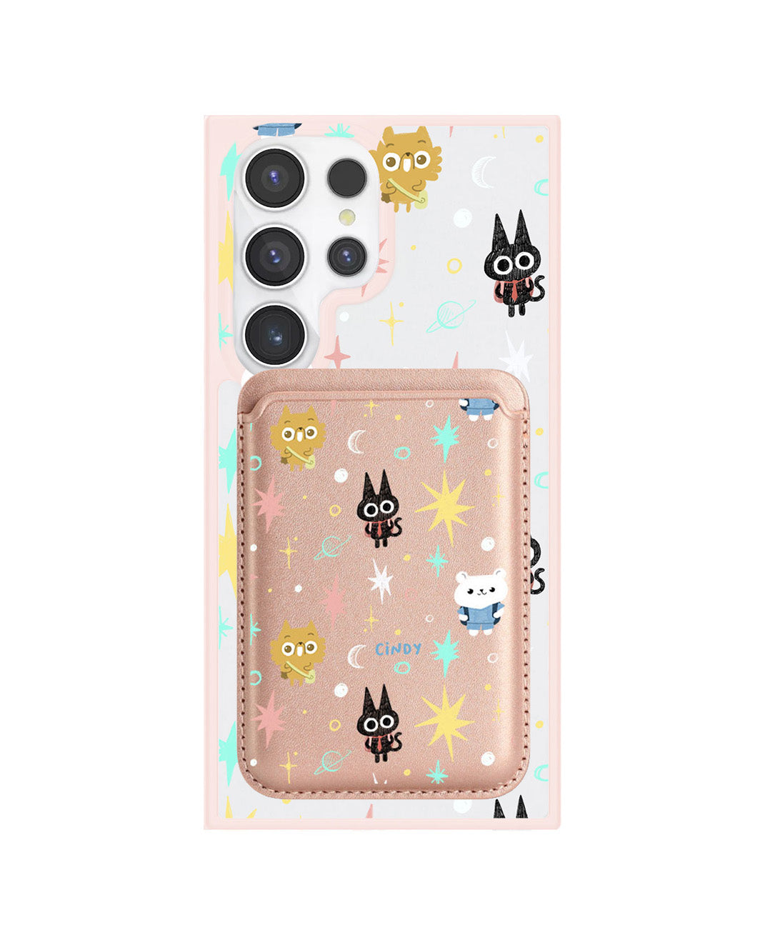 Android Magnetic Wallet Case - Backpack Traveller