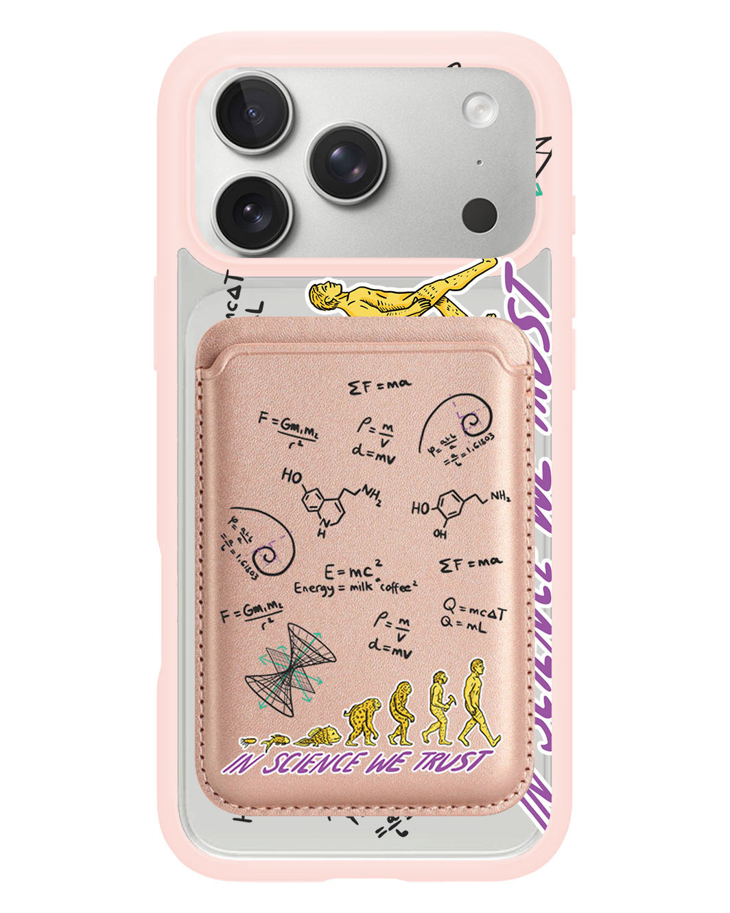 iPhone Magnetic Wallet Case - Science 1.0