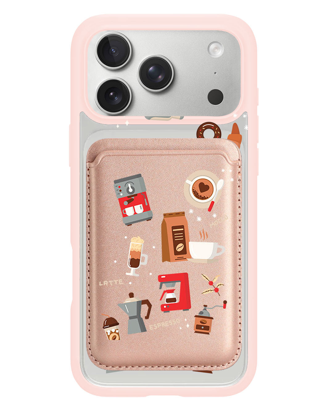 iPhone Magnetic Wallet Case - Barista