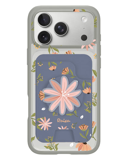 iPhone Magpop Wallet - Cosmos Flower