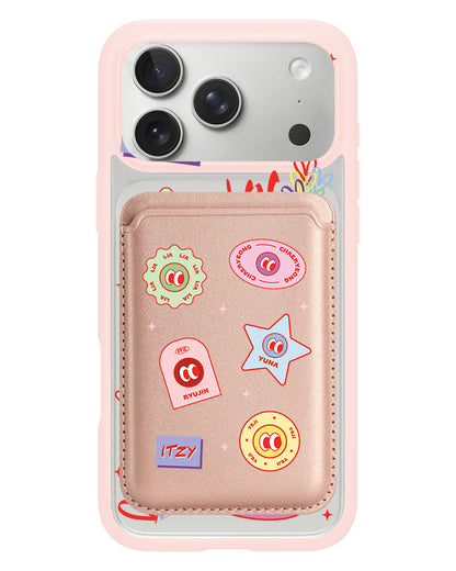 iPhone Magnetic Wallet Case - Itzy Sticker Pack