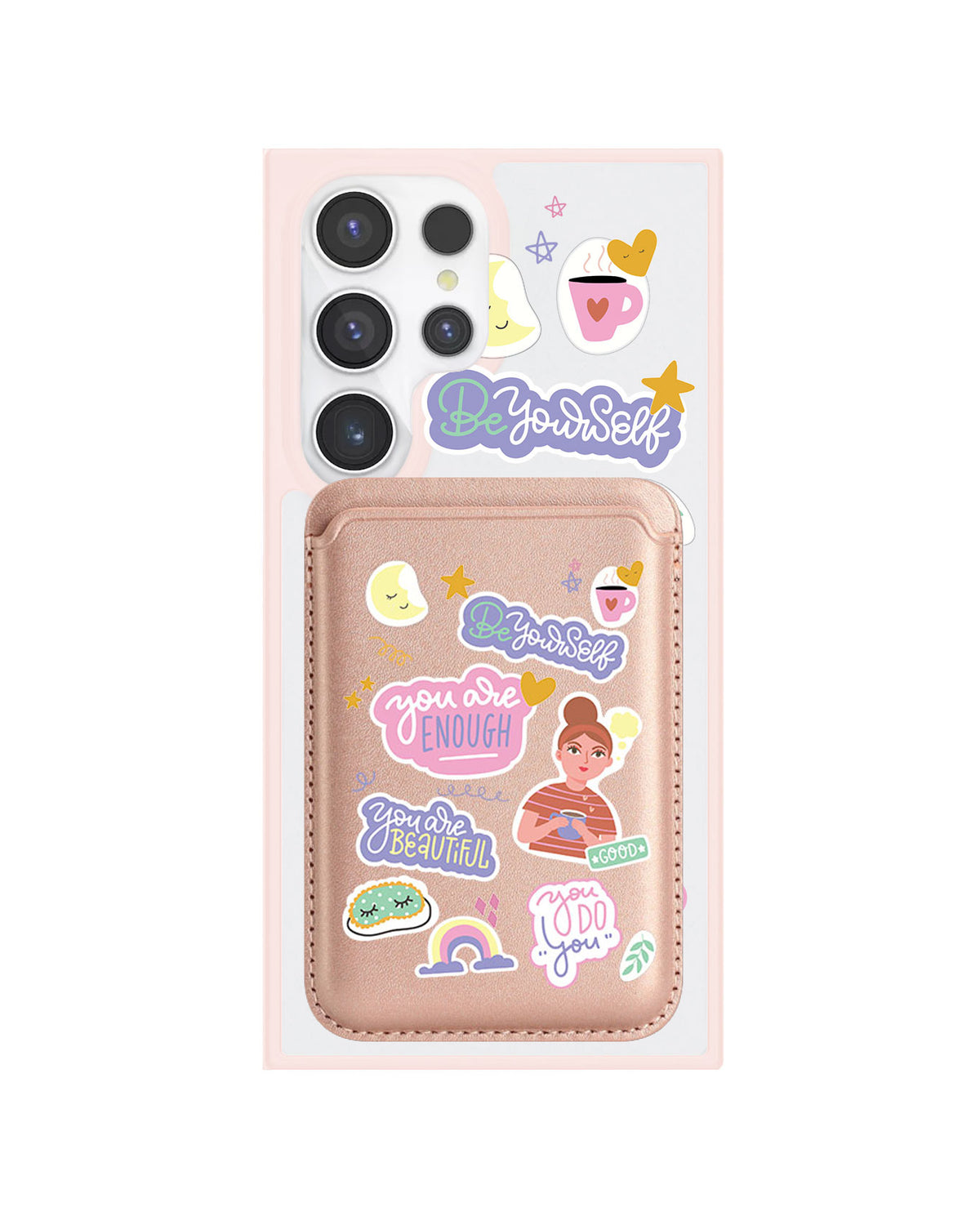 Android Magnetic Wallet Case - Be Yourself